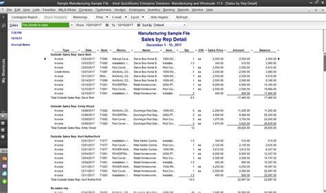 quickbooks multiple sales reps